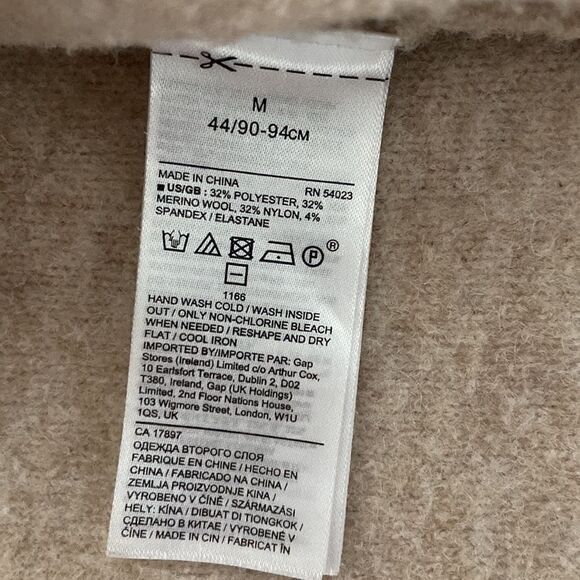 Banana Republic‎ Women’s Cardigan Duster Cable Knit Merino Wool Blend  Medium - Picture 5 of 12